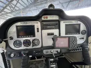Instrument panel in Dayton Aviation Services Tecnam P92